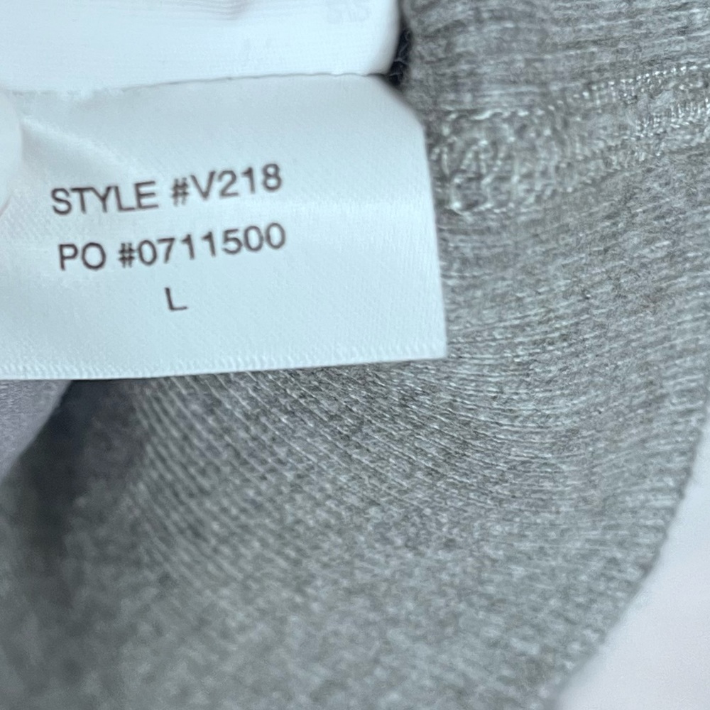 Vuori Men’s Jeffreys Pullover Shirt Side Zip Pocket Heathered Grey Size Large - Picture 11 of 12